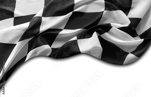 Checkered racing flag