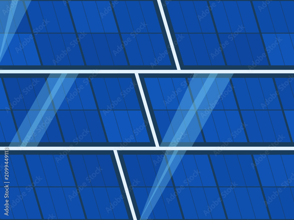 Fototapeta premium Sustainable Solar Energy Modern Tech Pattern