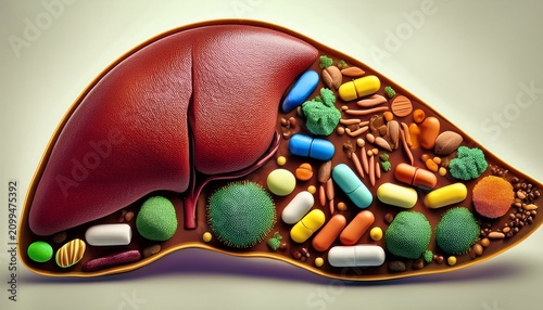 felt liver defends against microbes with anti microbials and food
