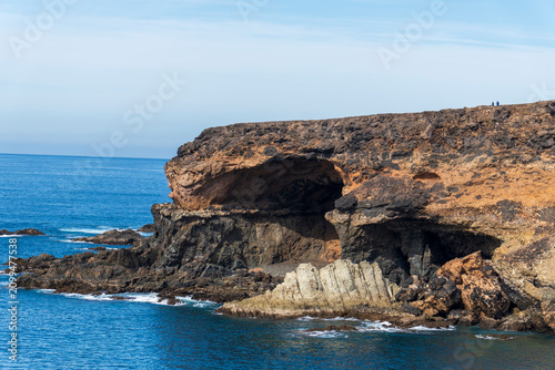 The Ajuy Caves are the oldest rock formations in the Canary Islands. Fuerteventura island Spain