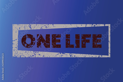 Принти на полотні Embrace the journey of your singular existence with a powerful, motivational mes