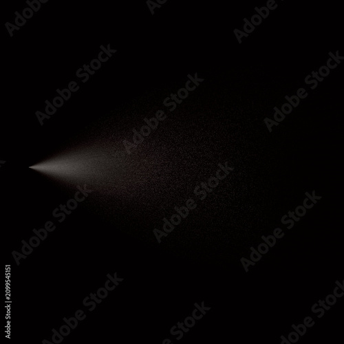 Perfume spray mist overlay on black background