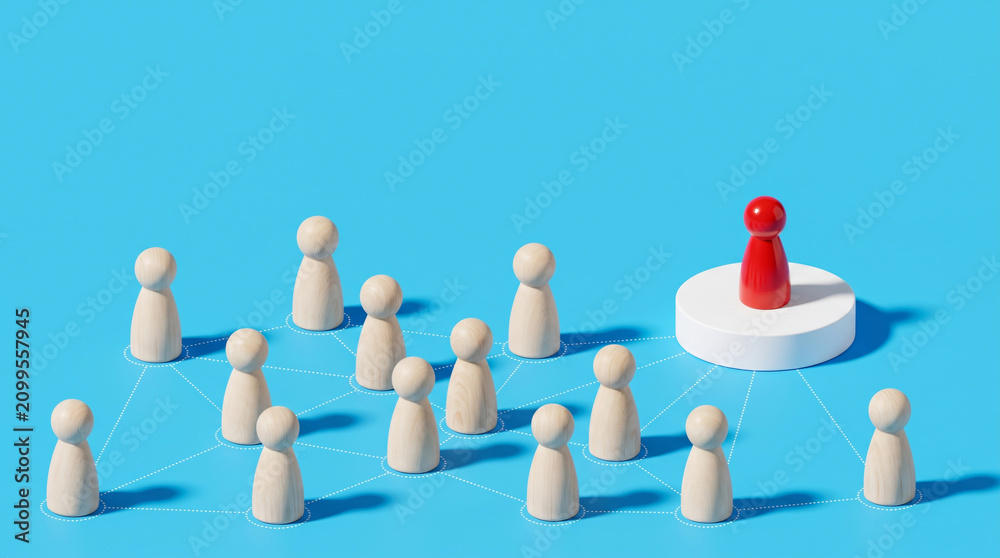 Obraz premium Leadership recruitment organization chart concept people network hierarchy. Corporate leadership management. human resources staff employee, team hierarchy strategy planning