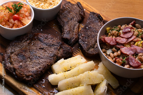 grilled beef steak