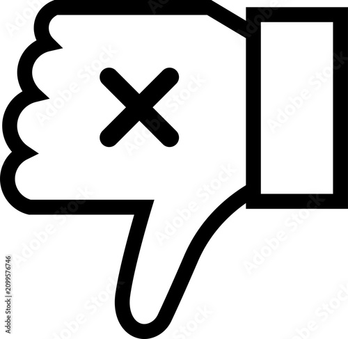 Bild auf Leinwand Speech bubble with red prohibition symbol over mouth