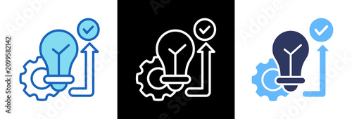 Принти на полотні Idea Development triplestyle icon