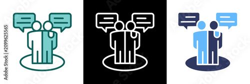Foto Peer Support triplestyle icon