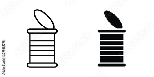 Canned food icon