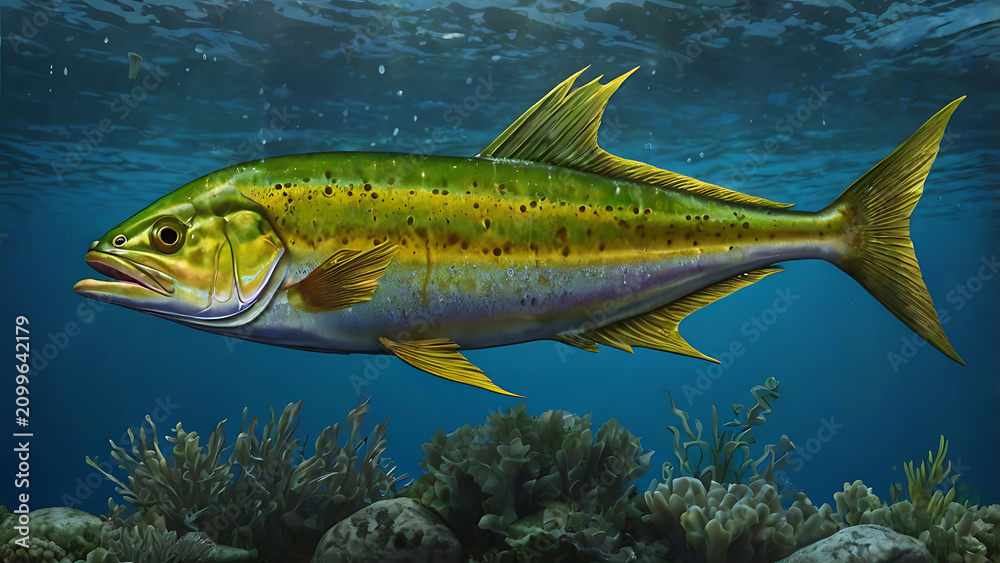 Fototapeta premium mahi mahi fish