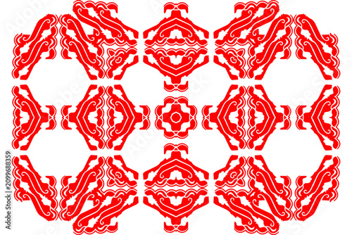 traditional ornamental motif