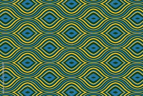 Retro-style seamless geometric pattern