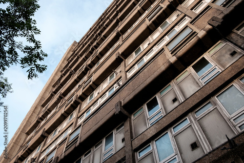 Фотография Robin hood gardens concrete modernist architecture brutalist building facade