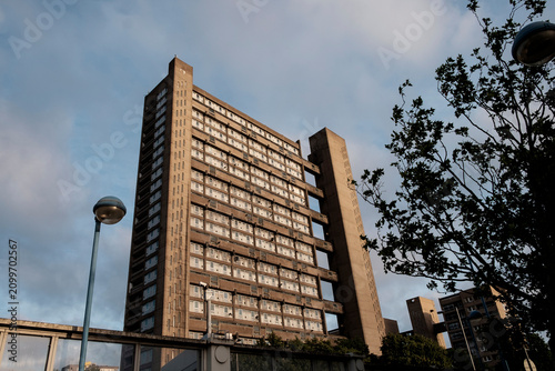 Photography Balfron tower brutalist architecture in east london