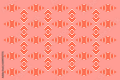 ethnic-style repeating pattern
