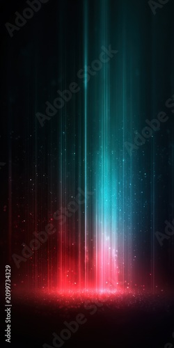 Abstract red and blue light effect against a dark background creative visual design
