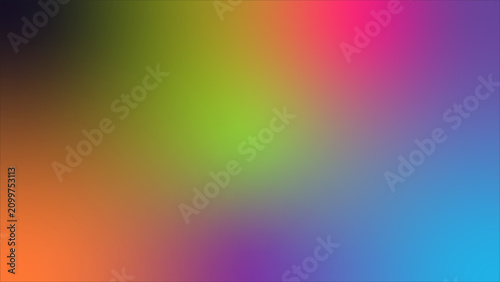Abstract Colorful Mesh Gradient Background with Vibrant Smooth Blend