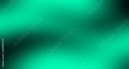 Obraz na plátne Abstract Green Gradient Noise Background with Vertical Lines, Soft Glow, Dark Te