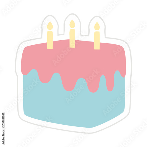 Birthday Cake with Candles