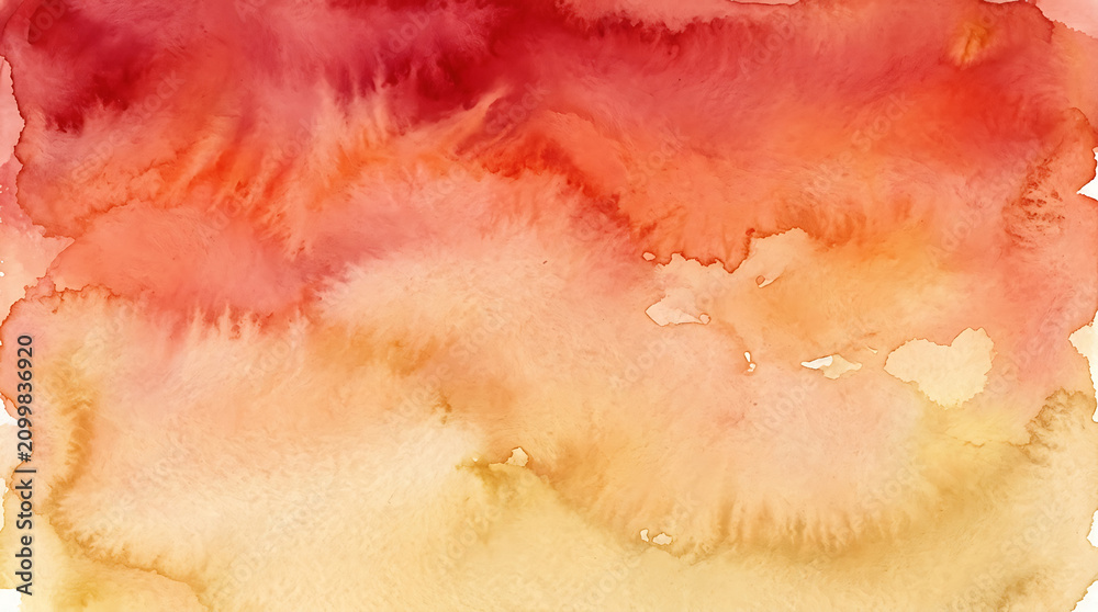 Fototapeta premium Soft pastel watercolor clouds and sky blend with smooth gradients
