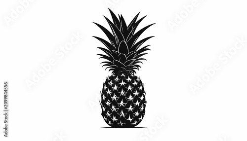 Foto Pineapple Fruit Tropical Sweetness Illustration.