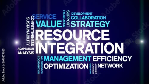 Resource integration animated word cloud-text design animation tag kinetic typography seamless loop.