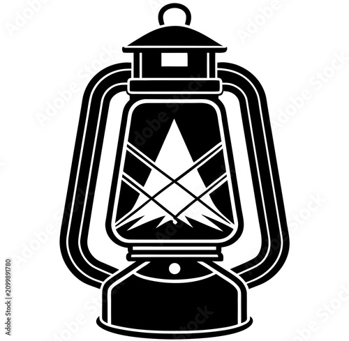 old oil lamp
