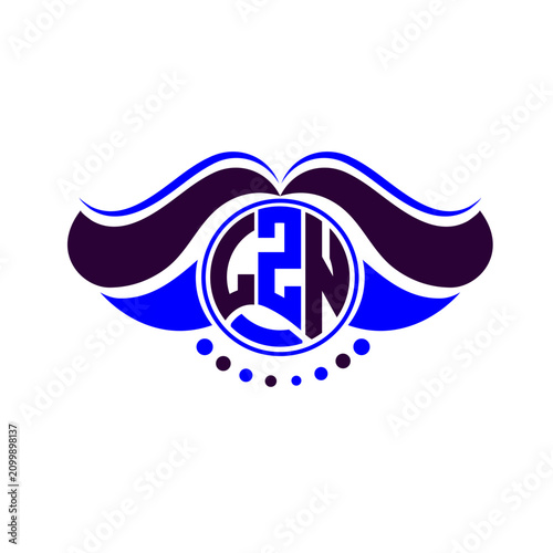 LZN letter logo creative design. LZN unique design