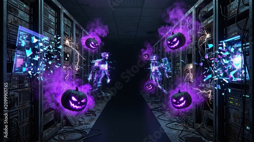 Corrupted Haunted Server Room