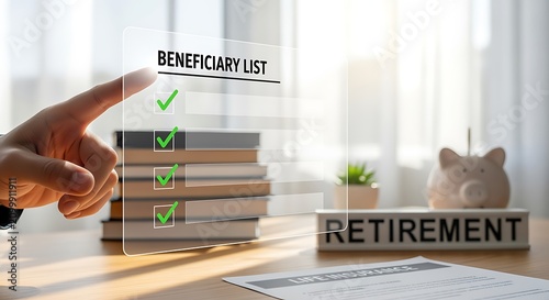 Beneficiary List Checking for Retirement Planning and Life Insurance