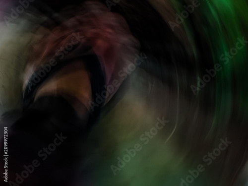 Foto Dark cinematic intentional camera movement backdrop featuring a dramatic vortex effect