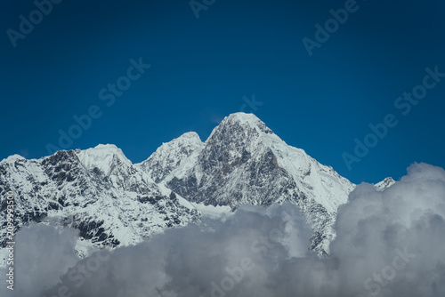 China, Yunnan Province, Diqing Tibetan Autonomous Prefecture, Deqin County, Meili Snow Mountain Seen from Feilaisi Viewing Platform
