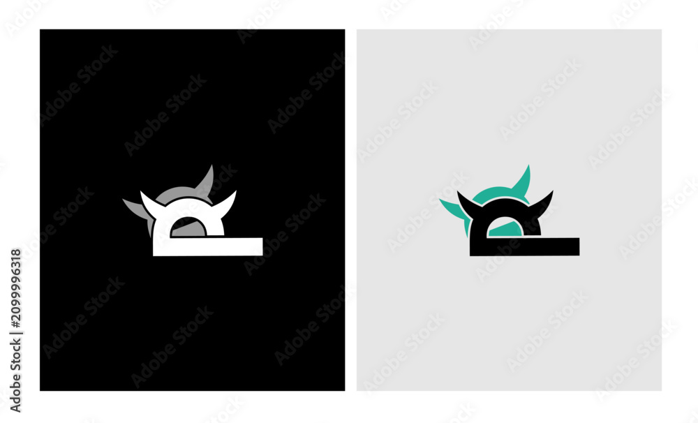 Fototapeta premium war helmet abstract business logo image
