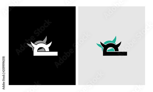 war helmet abstract business logo image