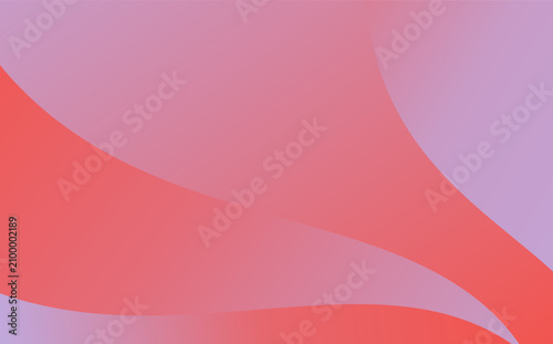 Abstract Pink and Purple Wavy Background with Smooth Curves