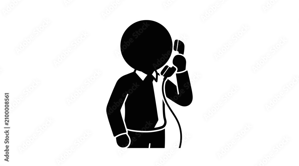 Fotografie A man holding a microphone and gesturing.