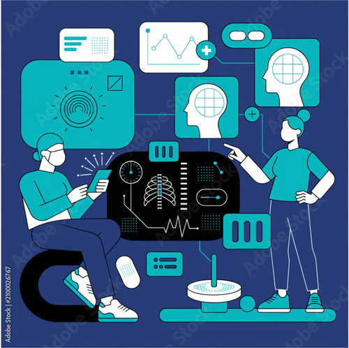 Analyzing Medical Data and Networked Brains.