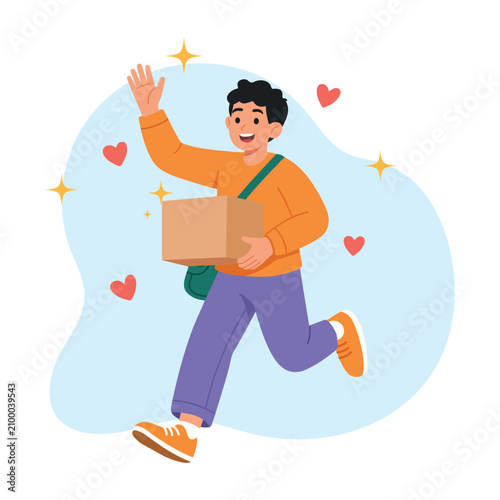 World Humanitarian Day Celebration Honoring Compassion and Global Humanitarian Support Flat Vector Illustration