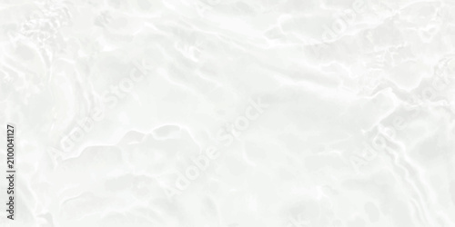 Bild auf Leinwand White Paper Texture Background with Frosted Winter Snow Patterns, Abstract Ice I