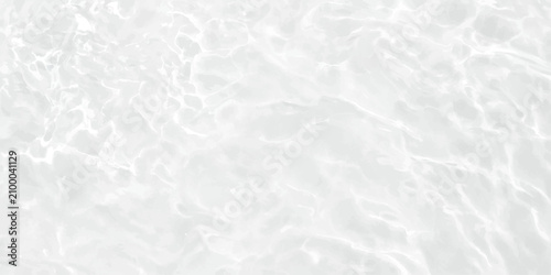 Obraz na płótnie White Crumpled Paper Texture Background with Frosted Winter Snow Patterns, Abstr
