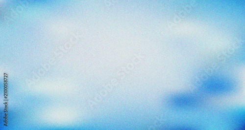 Gentle and airy gradient showcasing a soft light blue fading into a subtle deeper sky blue with fine grain