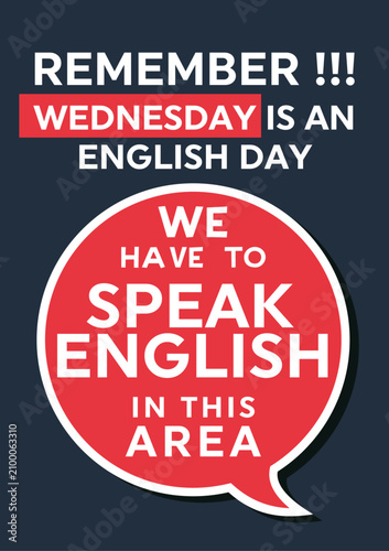 English language day area  banner, concept, card vector rady to print