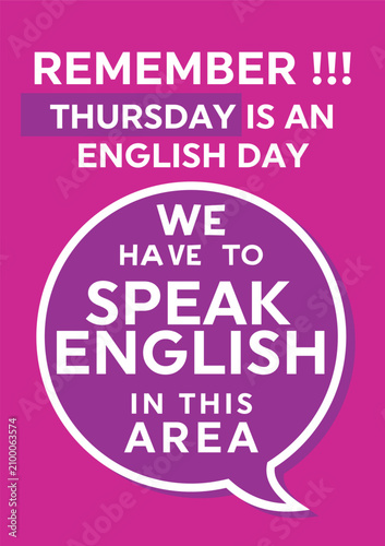 English language day area  banner, concept, card vector rady to print
