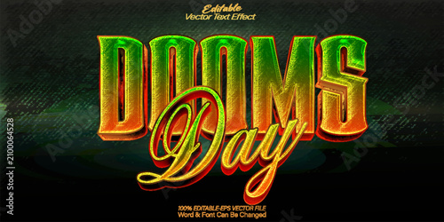 Fotografía Doomsday Apocalypse Catastrophic Dystopian Survival Vector Fully Editable Smart