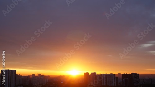 Sunrise timelapse clouds colorful sky
