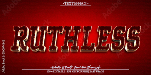 Obraz na plátně Ruthless Brutal Savage Warrior Dominance Vector Fully Editable Smart Object Tex