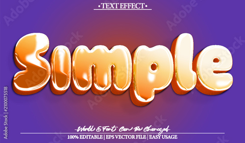 Simple Minimal Clean Elegant Pure Vector Fully Editable Smart Object Text Effect