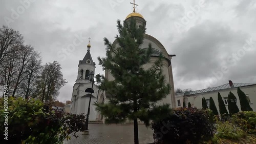 view of the Alexander Nevsky Church in the Vladimir Rozhdestvensky Monastery