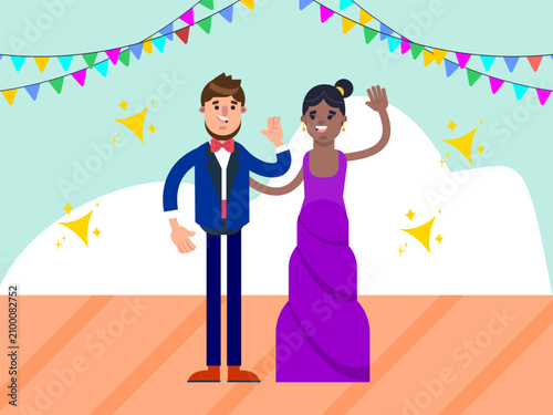 Фотография Gleaming Gaiety Concept Illustration Illustration Vector Style