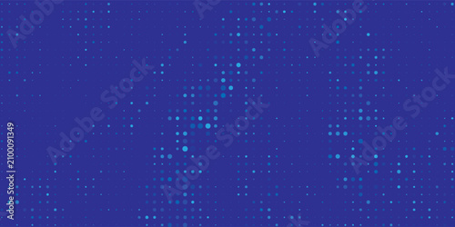 Blue Abstract Halftone Dotted Background for Technology, Digital, and Modern Design Applications