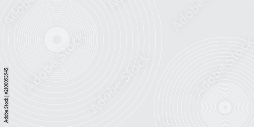 Konstfotografi Abstract white geometric lines glowing on gray background